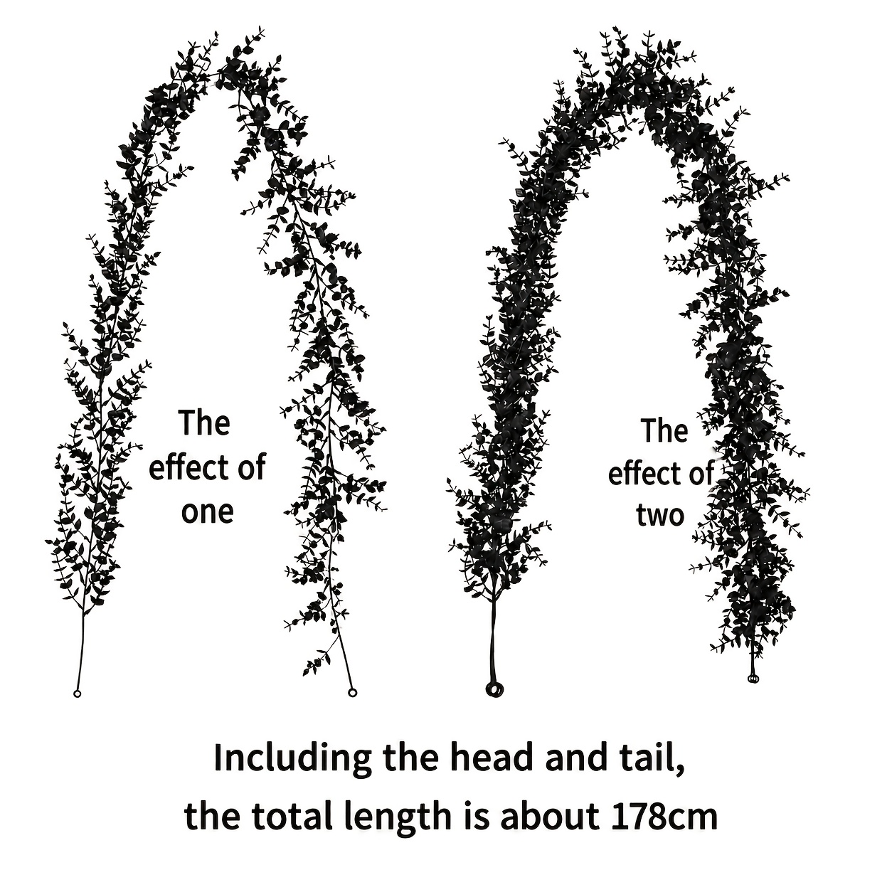 TEMU 1 Set Of Artificial Cedar Floral Halloween Fireplace Decorations, Spooky Autumn Hanging Garland Suitable For Fireplace Mantels/door