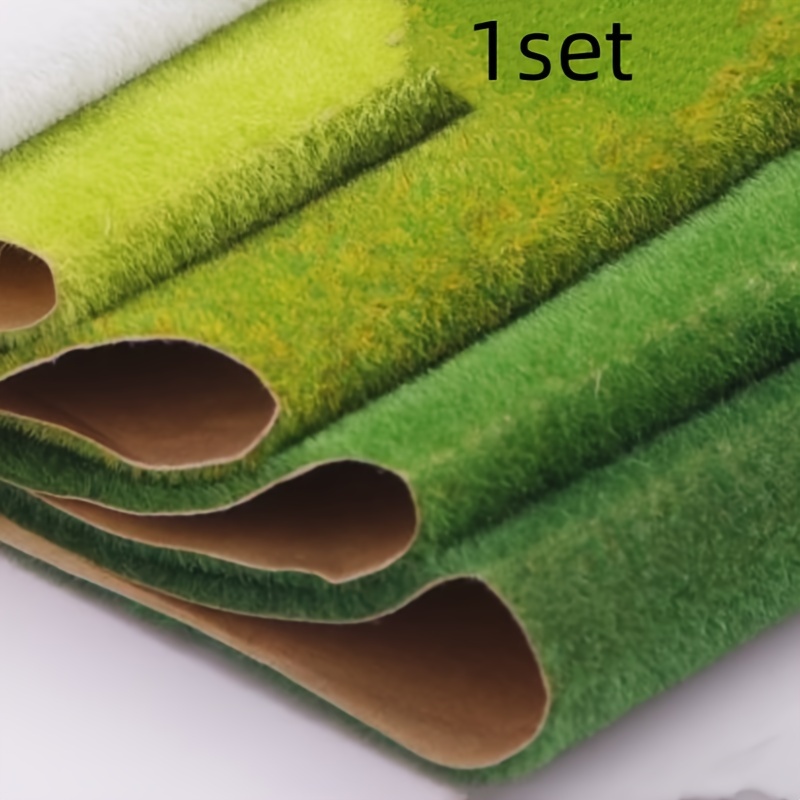 

Architectural Model Making Kit - 1 Set Grass Mat Landscape For Sand Table Micro Landscape Design, Suitable For 18+