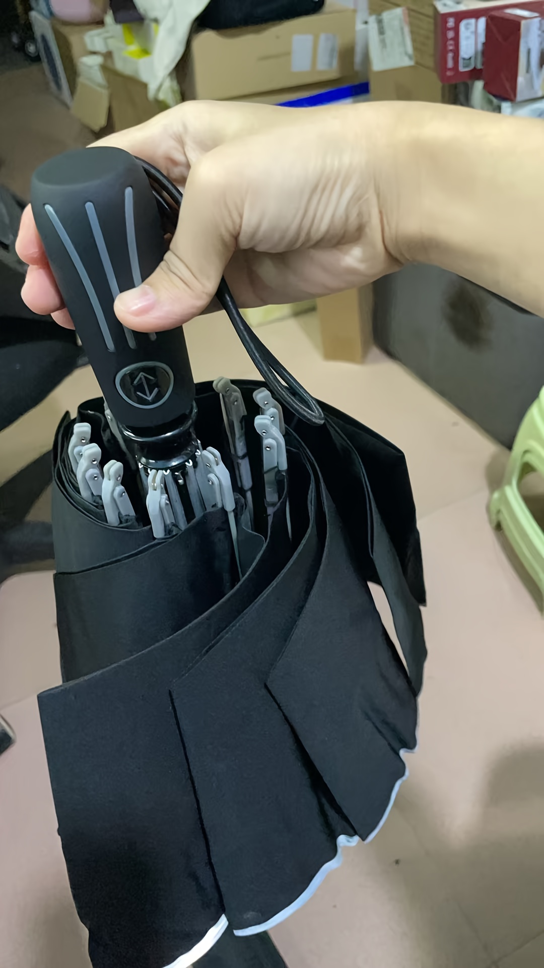 MOORRLII [Windproof Umbrellas] Large Automatic Windproof Umbrellas for MenAnd Women |Vintage Design, 10 Ribs, Suitable for Golf, Windproof Rain Gear, Large Folding Umbrella, Reinforced Parasol, Casual Fashion Style, Inverted Parasol, Durable Frame, Lightweight Build, Commuter Rain Gear, Fashion-Conscious Users