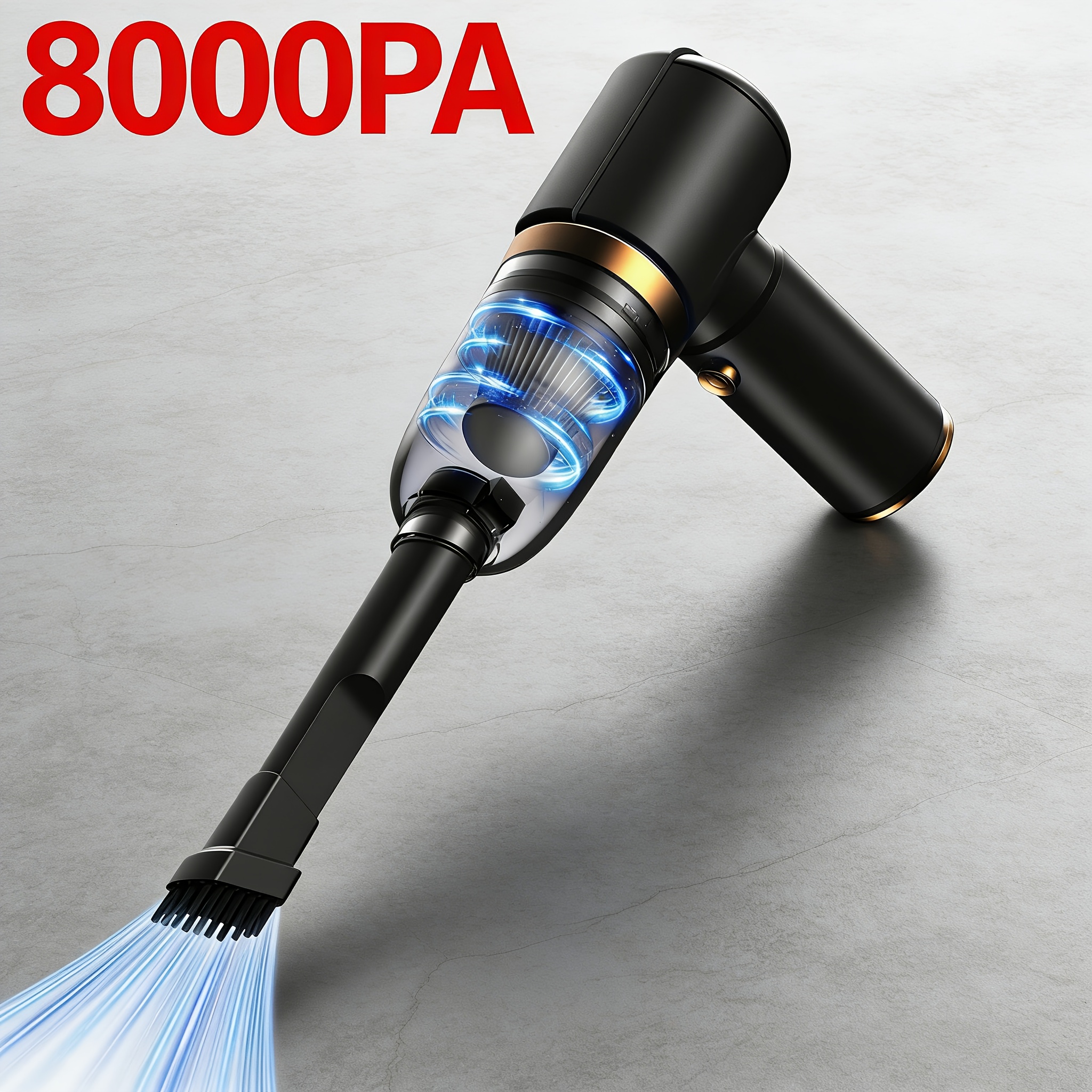 Vacuum Cleaner Powerful Suction for Pet Hair Hardwood Floor Carpet, USB Rechargeable Portable Handheld Vacuum for Home Car Office, Small Dust Cup, Ideal Gift for Anniversary Birthday