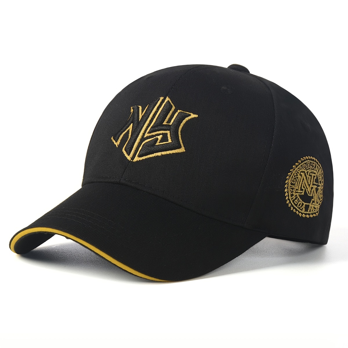 E-shop Baseballkappe, trendige Buchstaben YN, Outdoor-Sportkappe, gestickte Jugendkappe, Herren- und Damen-Sonnenhut für Frühling und Herbst