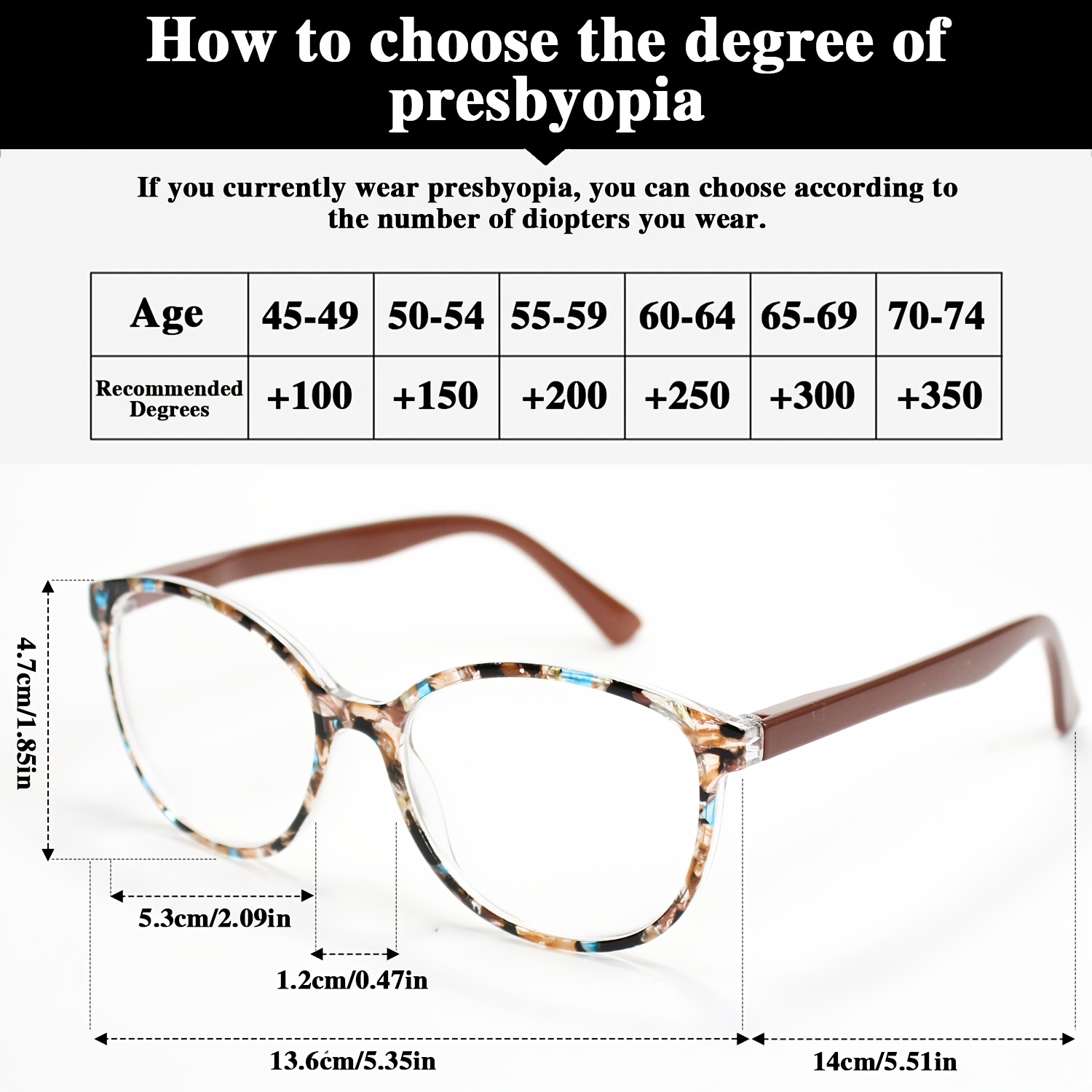 Classic Versatile Reading Glasses with Retro Patterned Frames