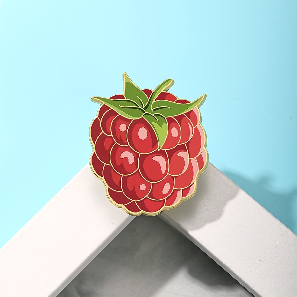 Fashionable Raspberry Decorative Brooch, Gift Idea