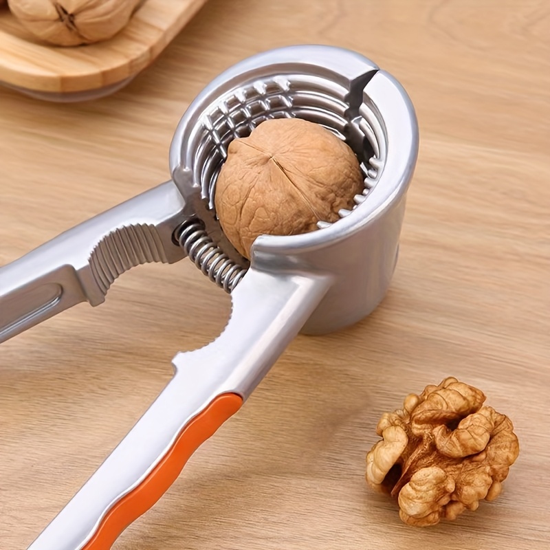 

1pc Aluminum Alloy Nutcracker - Adjustable For Pecans, , , Chestnuts - , & Lightweight Kitchen Tool