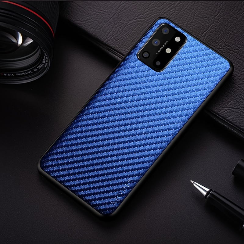 TEMU Phone Case - Slim Shockproof Carbon Fiber Case For Oneplus 6/6t/7/7 Pro/7t/7t Pro/8/8t/8 Pro, Full Body Non-slip Protective Phone Cover