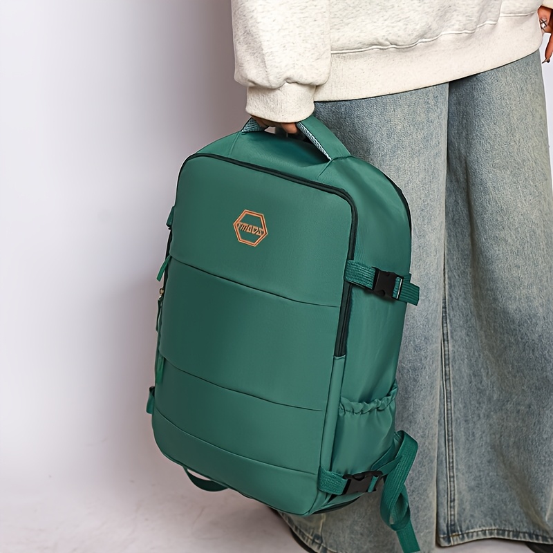 Bolso de viaje ligero, mochila convertible de gran capacidad con compartimento para zapatos, bolso antirrobo para hombres y mujeres, estilo deportivo, material Oxford, apertura de 180°, equipaje multifuncional para viajes cortos