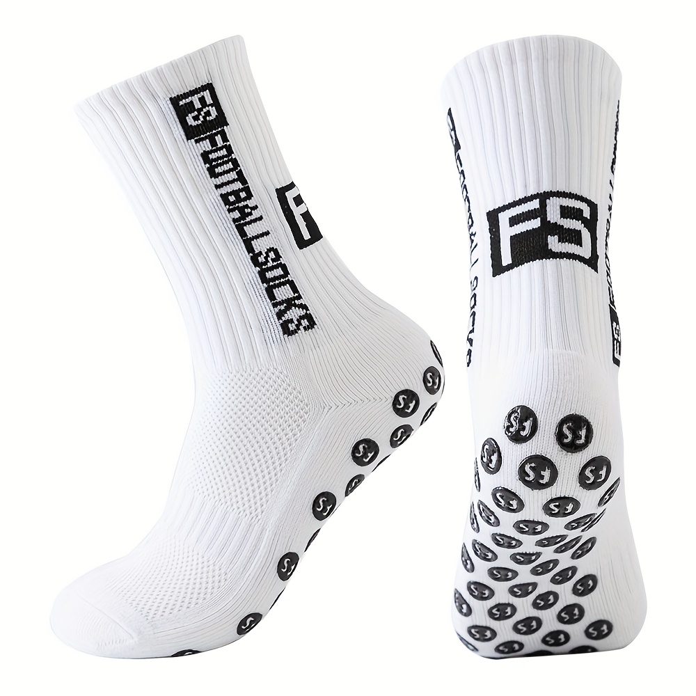Grip Soccer Socks Anti Slip Non Slip Athletic Socks For Football Basketball Sports, For Teenager