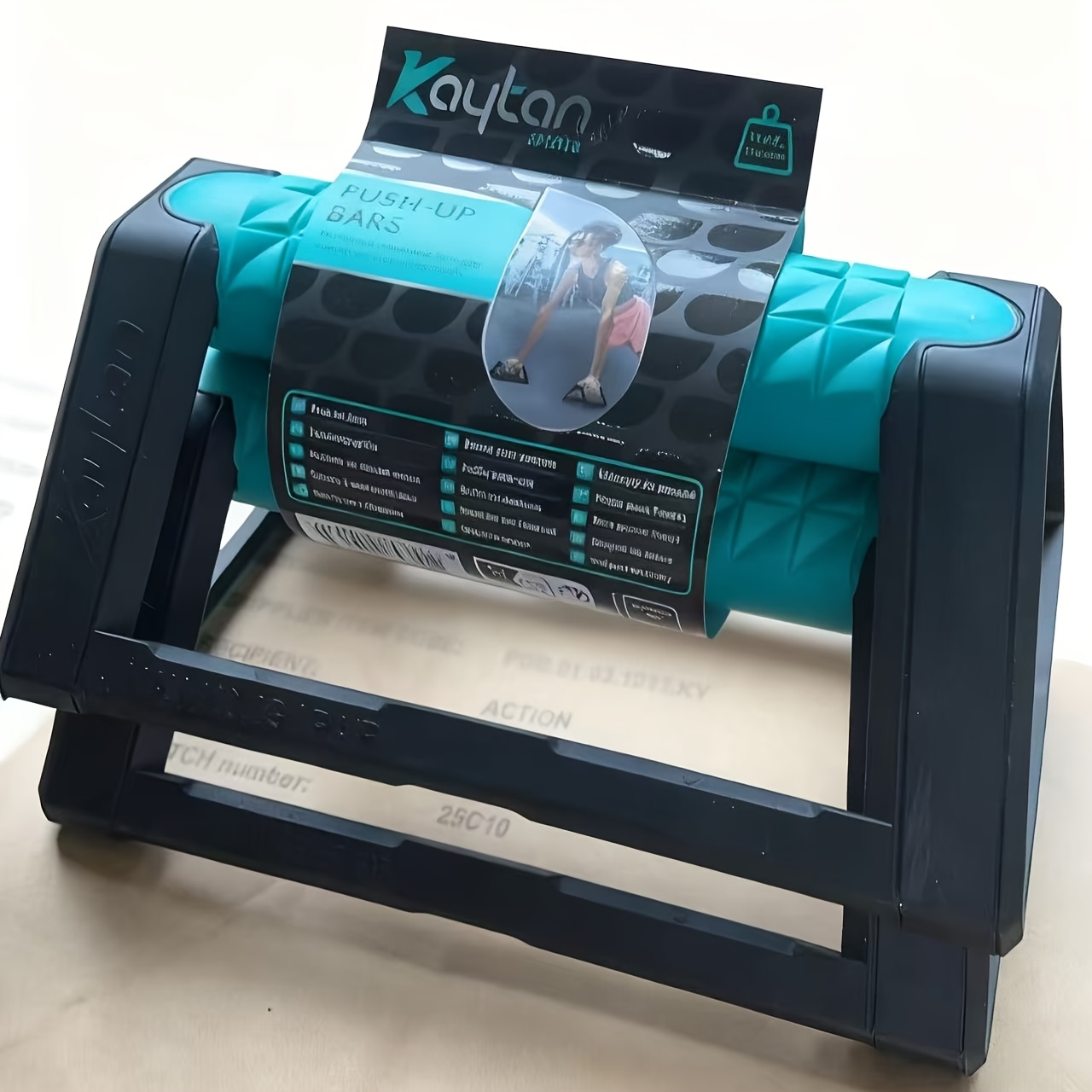 E-shop 2 Stk. Cup-Push-Up-Stangen für Krafttraining – Trainingsgestell mit ergonomischer Cup-Push-Up-Ständerplatte, tragbares Heimfitness-Training mit