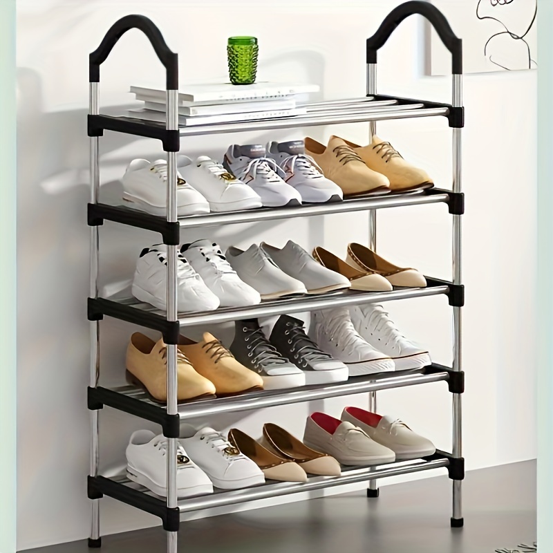 

1pc Upgraded Enlarged Multi-layer Shoe Rack, 5-layer Shoe Rack, For Clothing Shoe Store Store Use