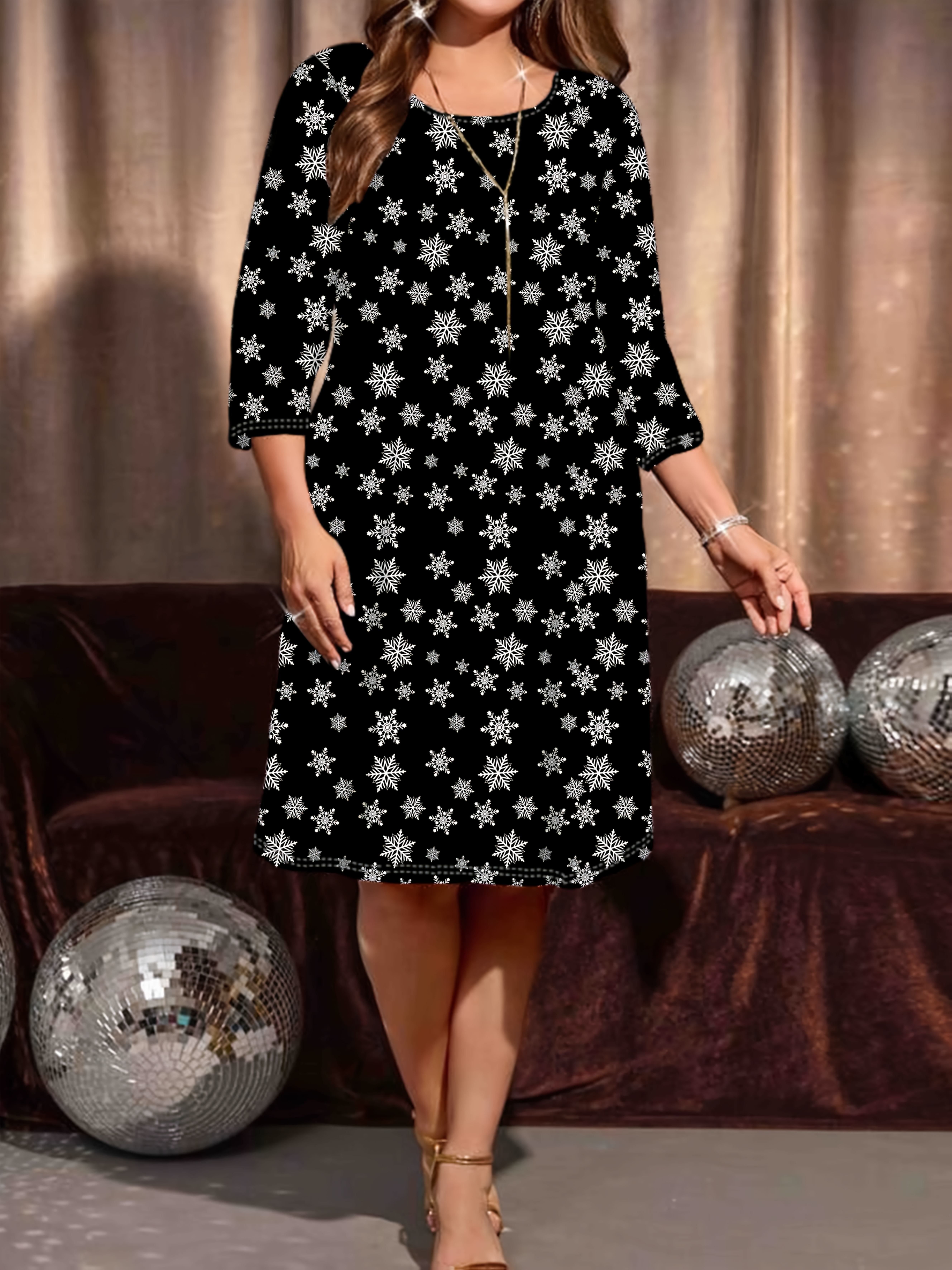 silver fit and flare dresses for christmas Silver fit and flare dress 4-5 main image 1