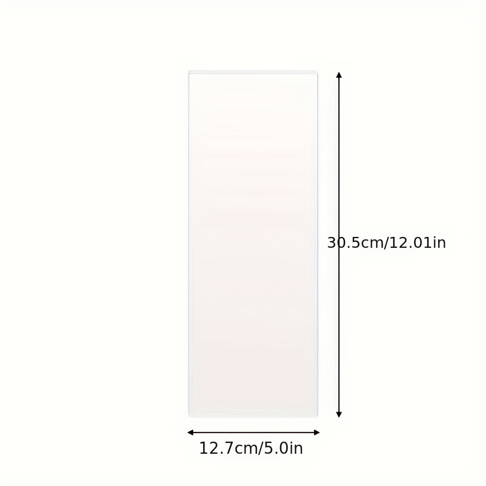 TEMU 1pc, Acrylic Cake Scraper - Transparent Rectangular Cake Baking Tool, Convenient For Decorating And Cleaning - Kitchen Accessory For Home Bakers