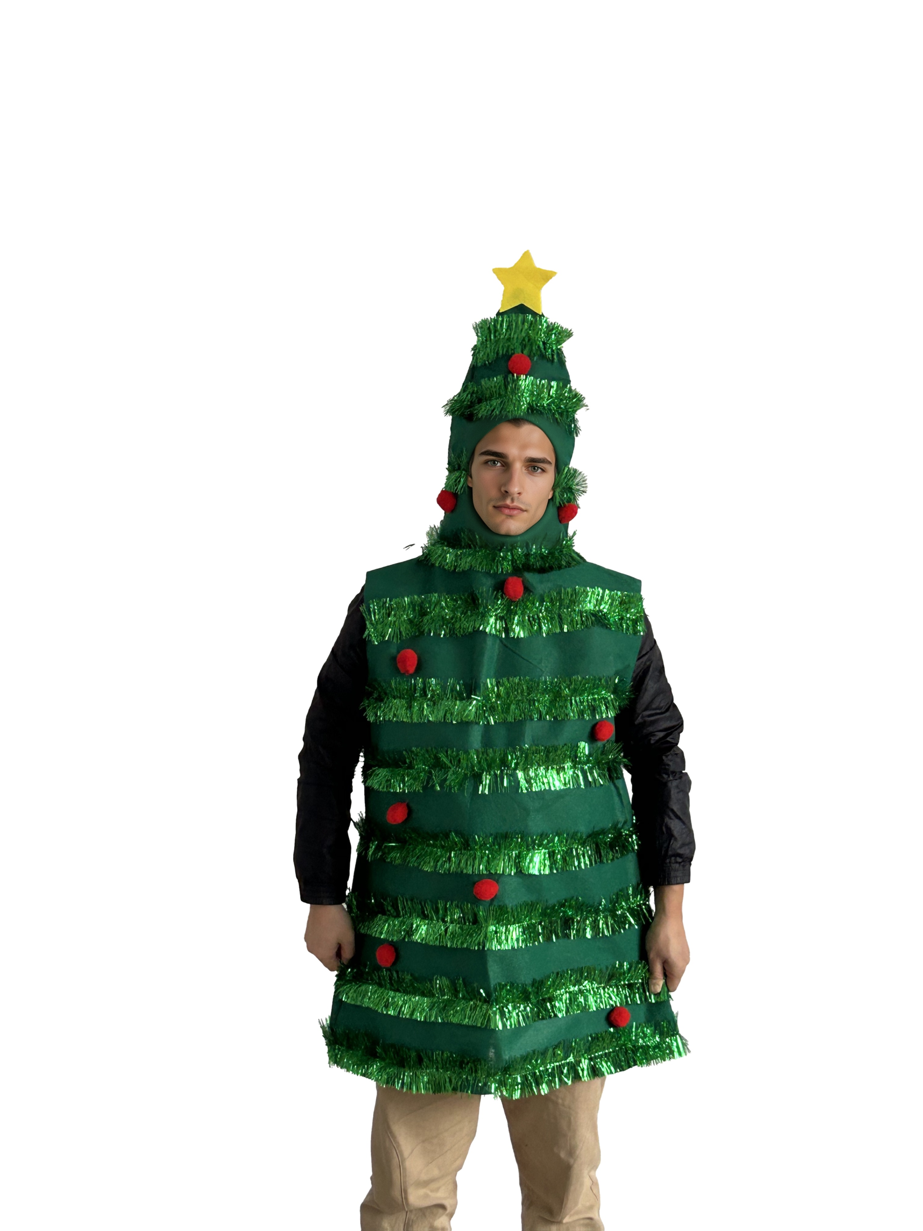 white christmas dresses Sequin Christmas Tree Dress main image 1