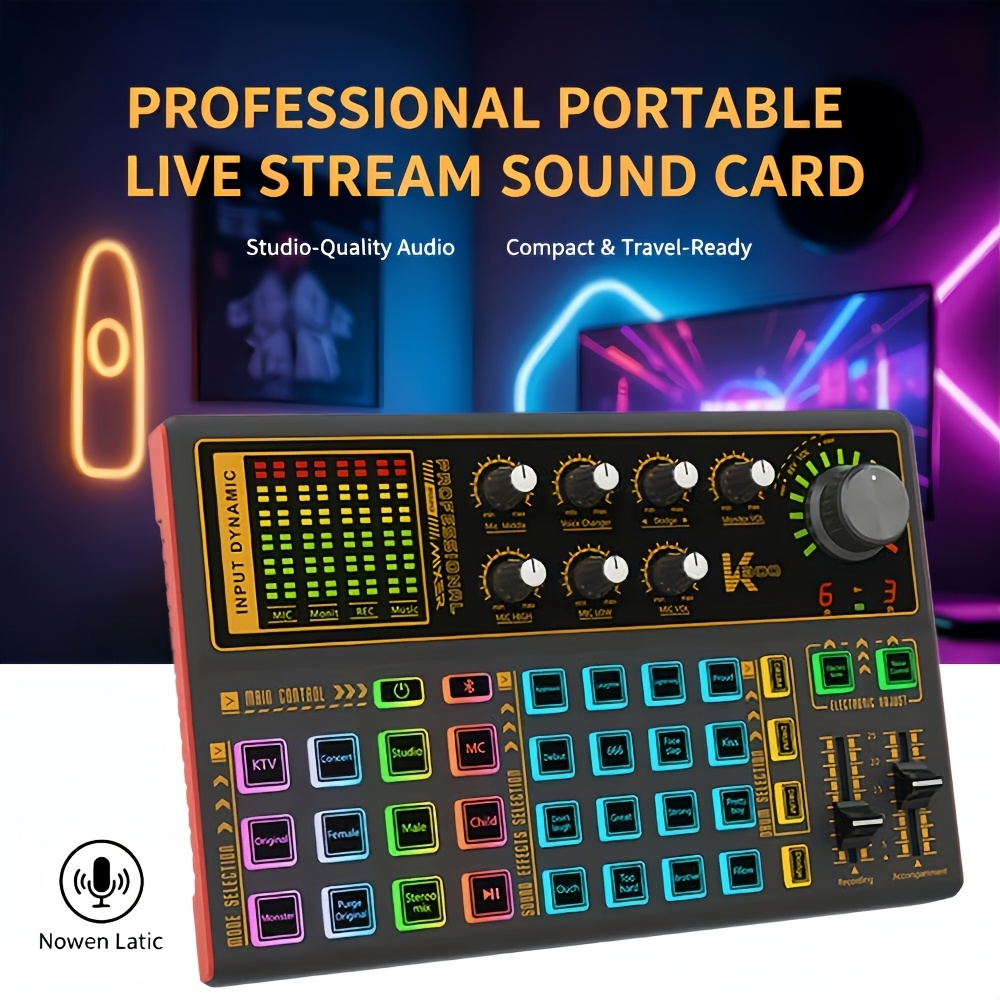 live sound card set up sold on Temu United States