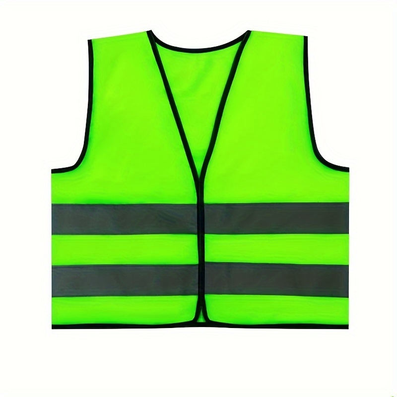 високо видлив рефлективен безбедносен елек за работници - издржлив полиестерски спој, повеќе бои, идеален за ноќна видливост и контрола на сообраќајот детали 8
