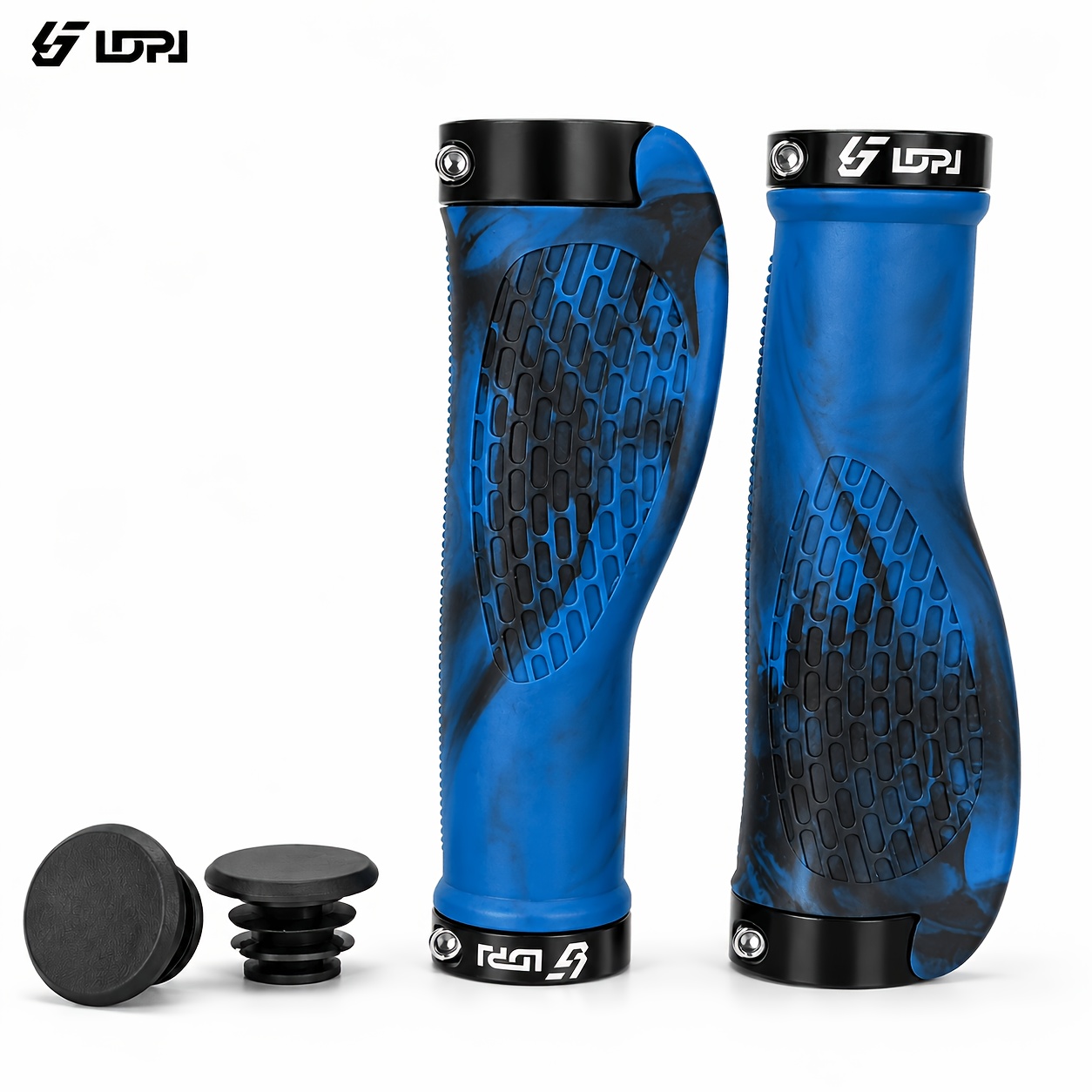 TEMU Copertura per manubrio bici LDPJ multicolore, impugnatura ergonomica per manubrio bici, accessori per mountain bike in gomma antiscivolo e