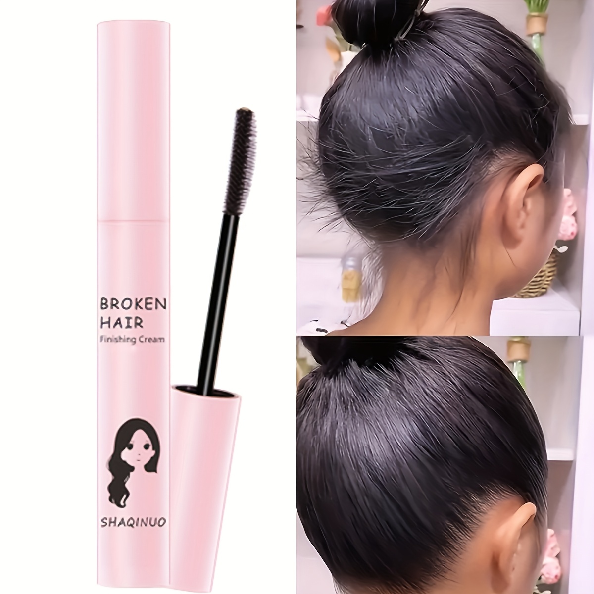 TEMU 1pc Broken Hair Finishing Paste-, & Refreshing Hold For All Hair Types