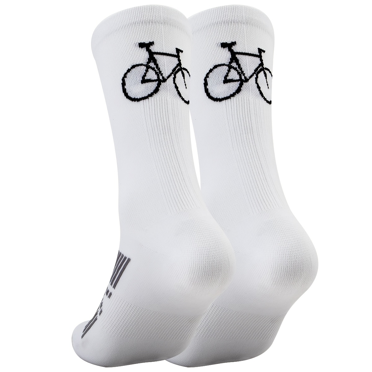 Image of 1 Pair Of Women's Sports Socks, Sweat-absorbent And Breathable, Suitable For Cycling, Running, And Bicycle Riding