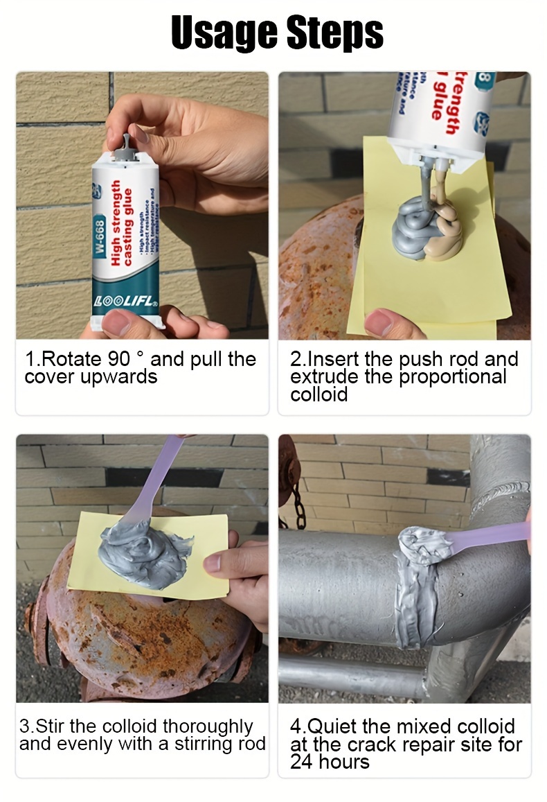 High strength Casting Glue Strong Adhesive Metal Repair Temu Canada