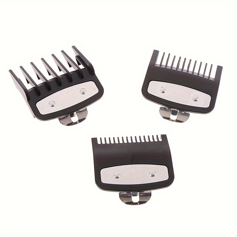 

3pcs/set Hair Clipper Guide Combs, Trimming Blades Guard Attachments For Precision Cutting And Styling
