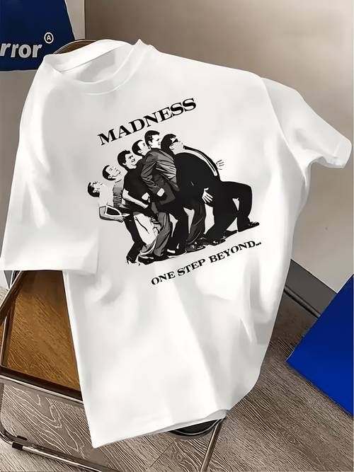 this mens print t shirt draws design inspiration from the of the work the this retro punk is a must have for fans of british ska
