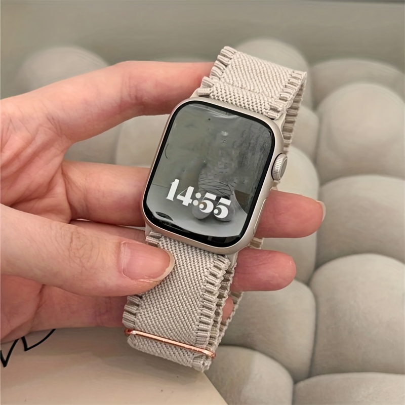 Image of Soft And Flexible Nylon Sport Bands That Fit Sizes Of Watch, Including Models From To Series 10.