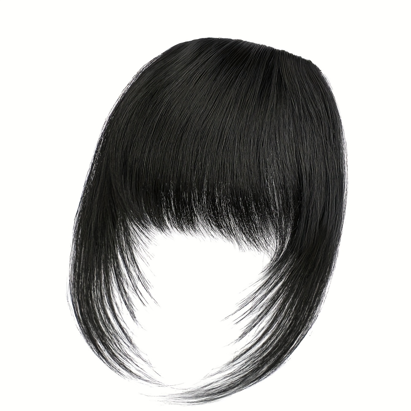 synthetic wig with 12 inch bangs on   suitable for daily   ladies details 5