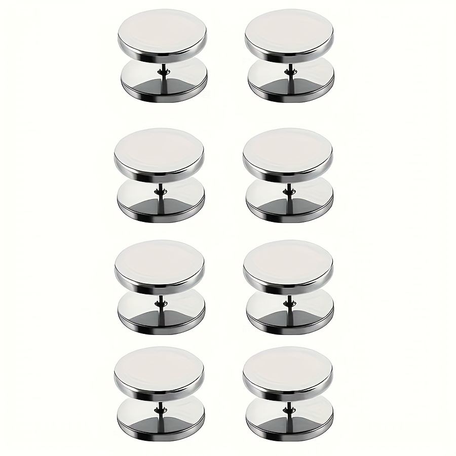 Image of 8pcs New Simple Spiral Buttons - , Anti-slip Buttons With No-sew Detachable Design, Perfect For Securing And Tightening Cardigans, Sweaters, And Knitwear - Fashionable Decorative Button Accessories