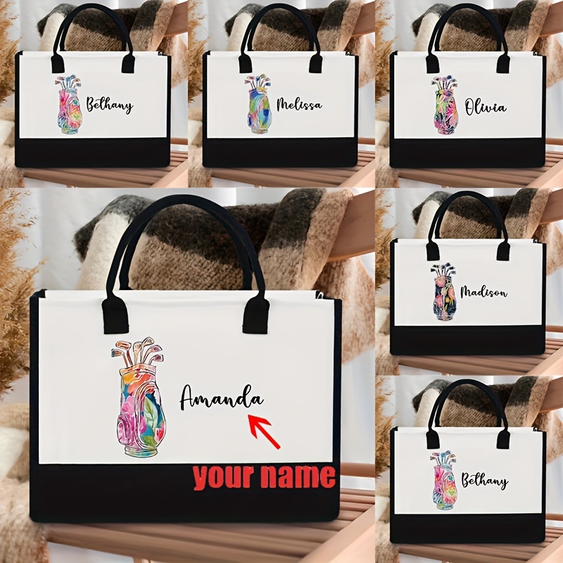 

& Pattern Tote Bag - -, Polyester, For & Shopping -