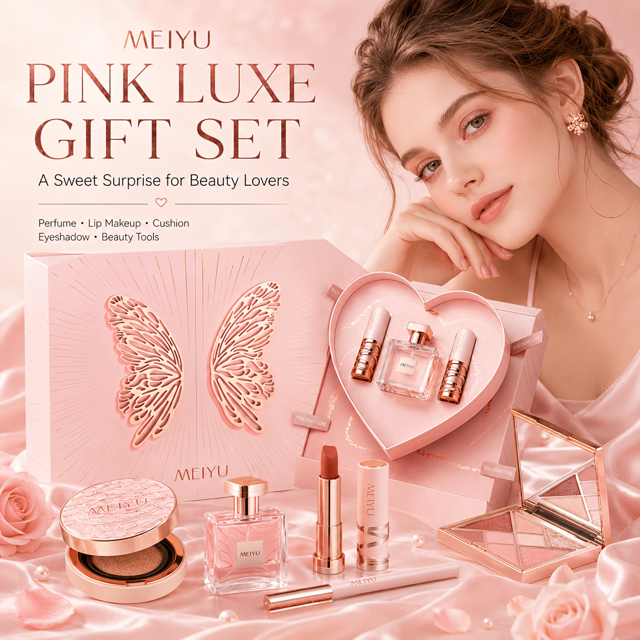 13pcs makeup set 2 lipsticks 2 lip glosses - Temu