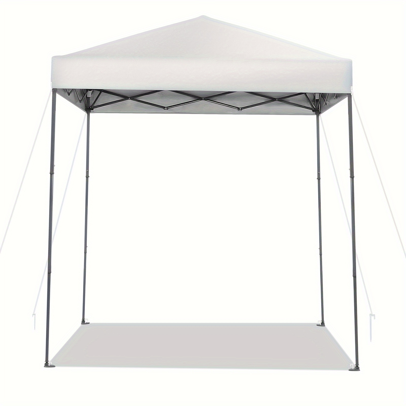 

Patio 6.6x6.6ft Outdoor Pop-up Tent Upf 50+ Portable Sun Shelter White