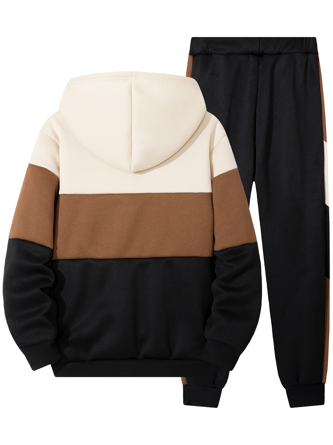 Xumplo Tuta per ragazzi con cappuccio e tuta da jogging per ragazzi ragazzi abbigliamento casual set 2 pezzi abbigliamento 5-14 anni, Nero e verde, 7-8 Years
