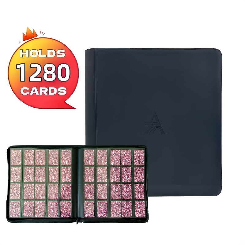 1280 card binder Amazon.com: 16 Pocket Card Binder,1280 Pockets Ringless Trading Card Binder,Premium  Zipper Card Album Folder for TCG,MTG,Game&Sports Cards(BLACK) : Toys & Games main image 0