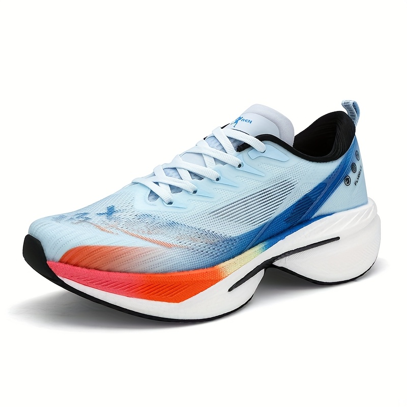 Tenis deportivos para hombre nuevos, suela MD liviana, malla transpirable tejida, para correr en carretera, viajes al aire libre, entrenamiento casual y competencia - Imagen 3