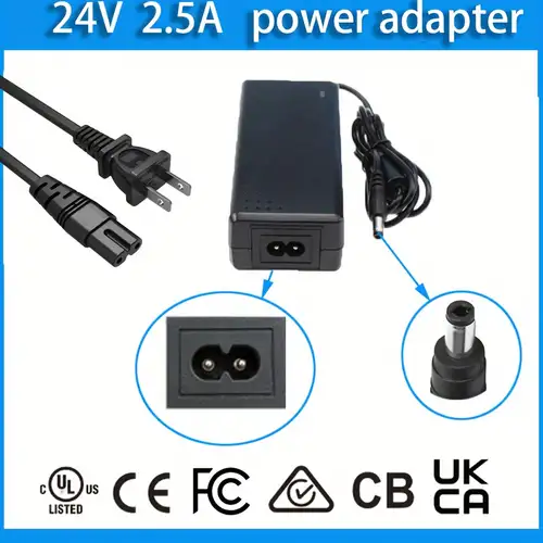 Power Adapter U.s. Specification Plug Power 12v 5a C8 Power - Temu
