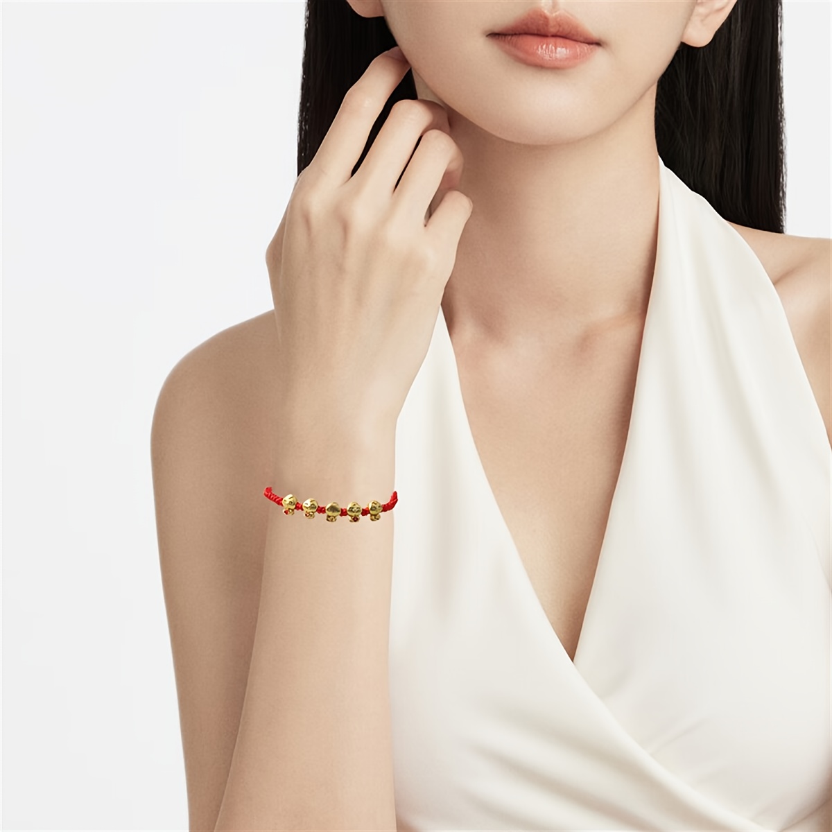 the 2025   snake symbol   woven bracelet features a chinese style with   jewelry and five snake pendants, offering a  .   suitable for birthday, valentine s day, mother s day gifts, and   an ideal new year present. details 0