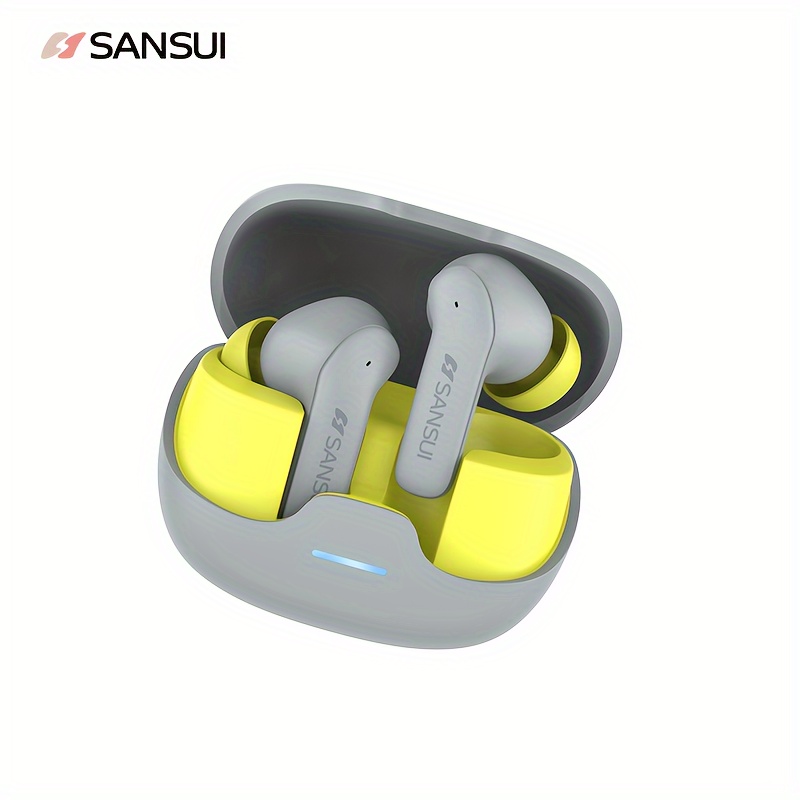 

Sansui W23 Tws Wireless 5.4 , Anc Cancellation Wireless Charging , In-ear , -in Enc , Bass, & , For For Ios/