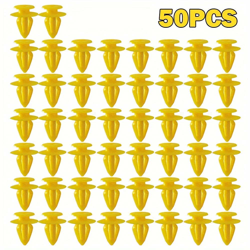 Image of 50x Universal Dash Door Panel Trim Push Fastener Clip For A3 A6 A8 R8 Tt Vw T4 T5 For Galaxy For Ford Seat 7m0867299k