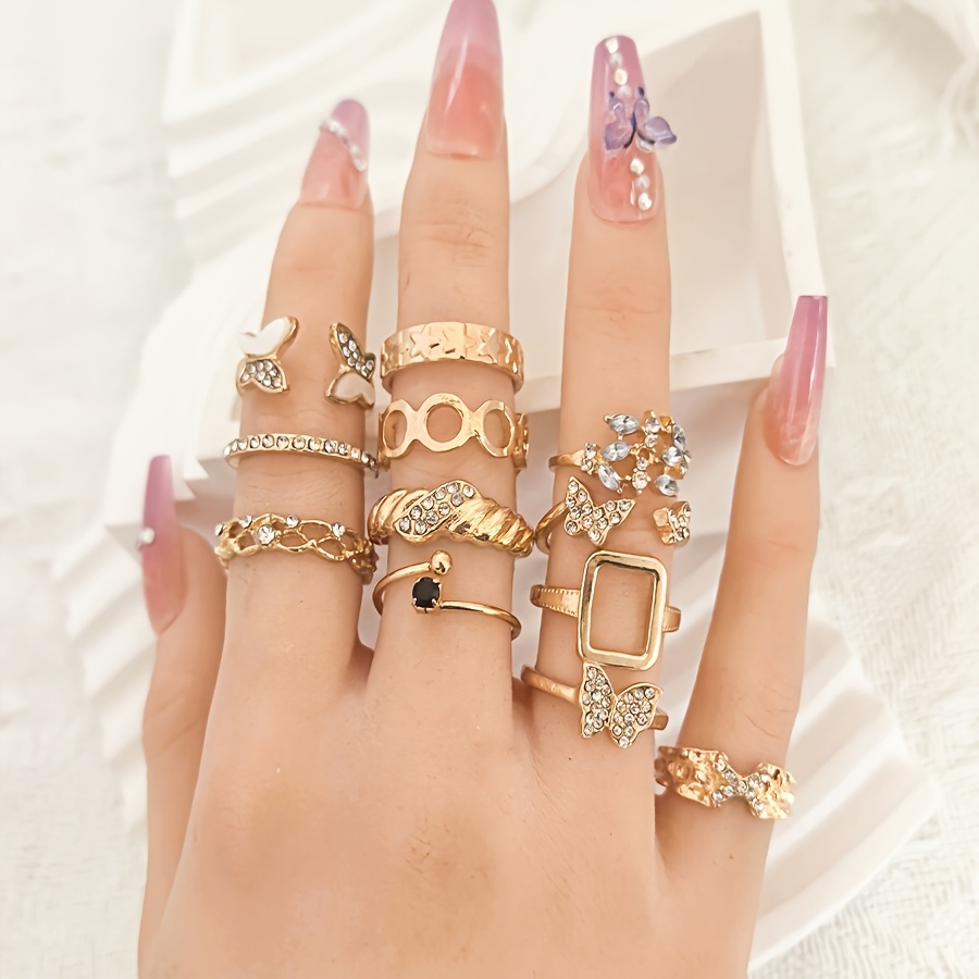 Ring Set, Women's Additions, Adjustable Multi-joint Design