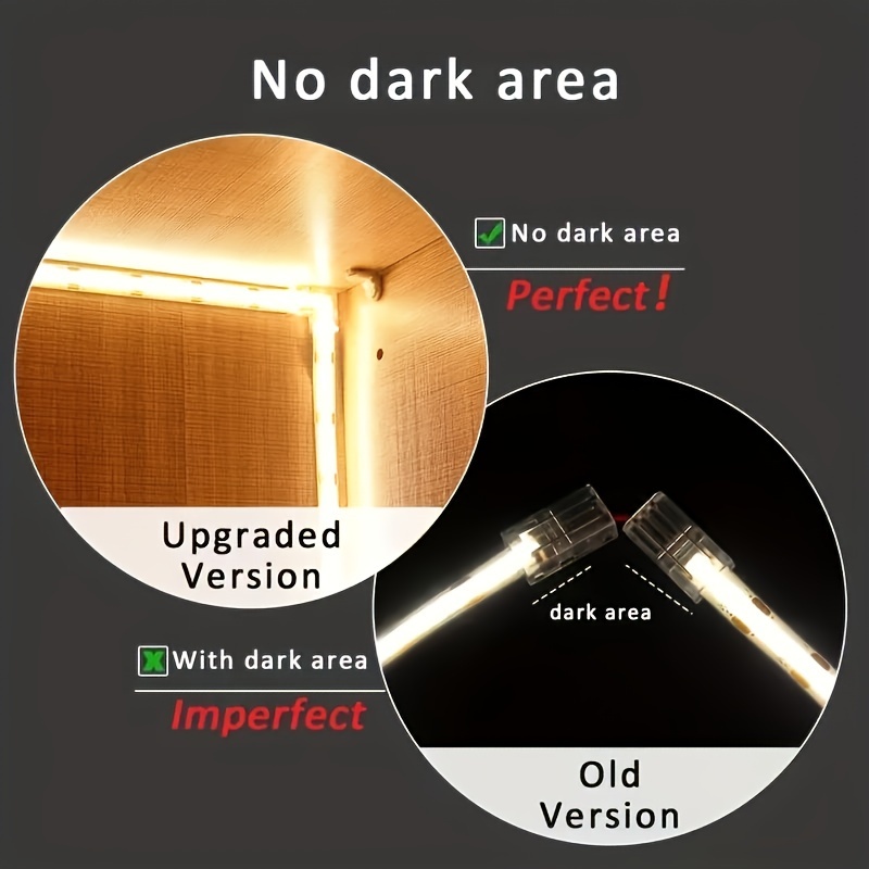 2 pin Led Light Strip Connector Cob/smd 3528 5050 2835 Temu