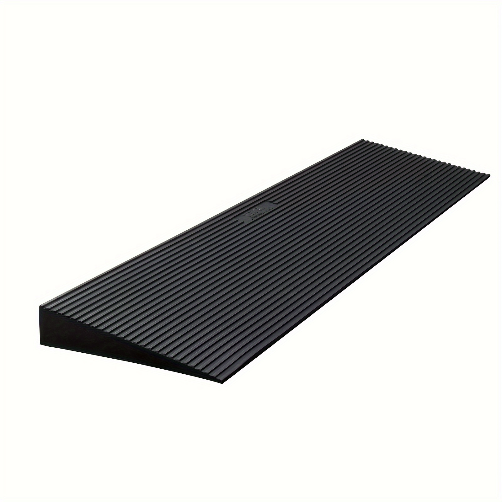

Rise Cuttable Threshold Ramp For Sweeping Robot, 35.4" Wide Natural Rubber Wheelchair Ramp, Non-slip Solid Rubber Ramp With Double-sided Tape For Doorways, Driveways, Bathroom, Smooth Tile