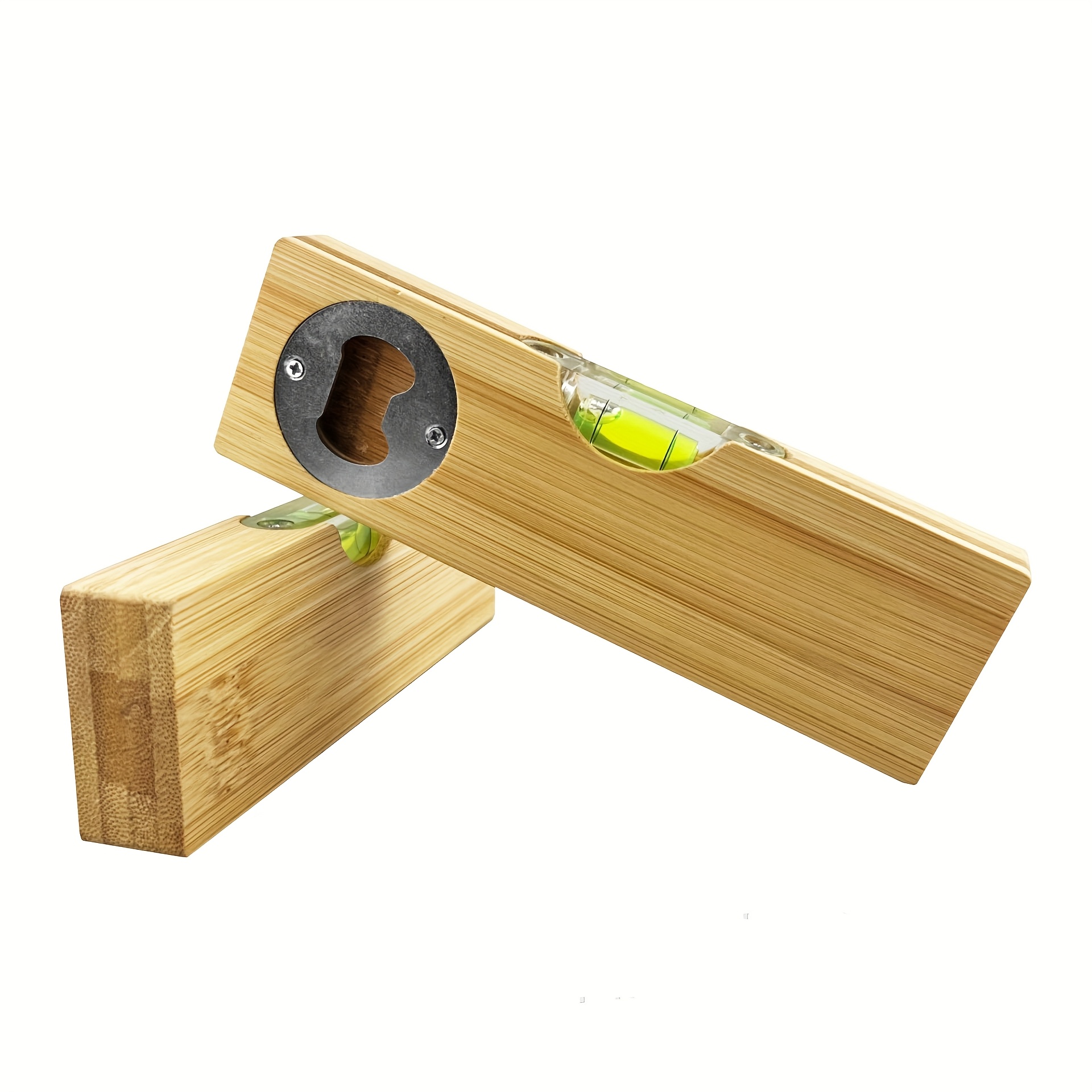 Stylish Wooden Bottle Opener Featuring A Built-in Balancer - Perfect For Or Office Decor, Great For Father's Day Or Christmas Gifts | Natural Wood End | Sleek Metal Insert, Bar Bottle Opener