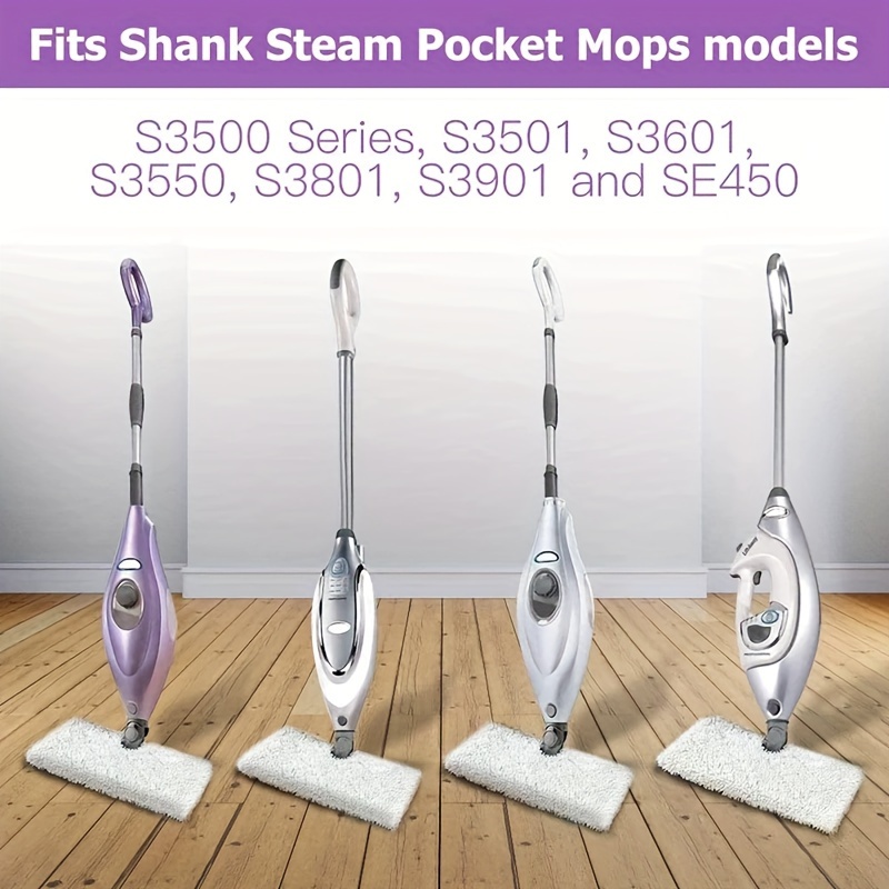 4  steam mop replacement pads compatible with shark s3500 series se450 more   washable microfiber cloths for   cleaning details 4