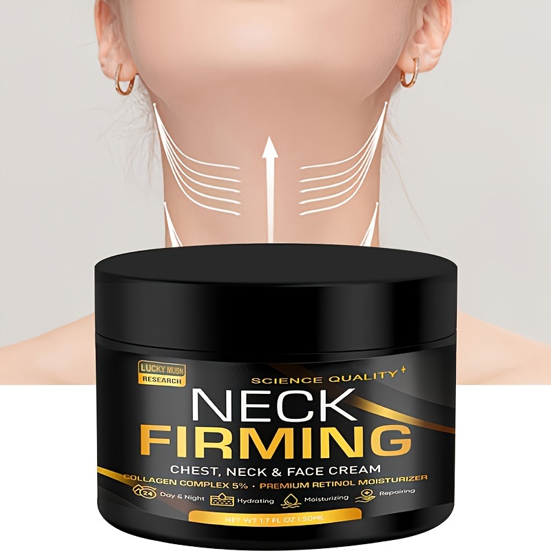 

50ml Firming Cream For Chest, Neck & Face - Contains Retinol, Collagen And Nicinamide, Moisturizing And Rejuvenating Neck Skincare