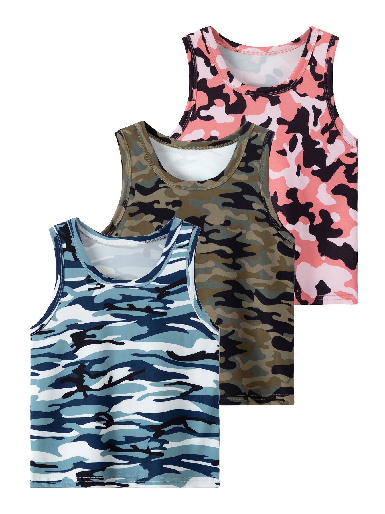 camouflage tank top sold on Temu Australia
