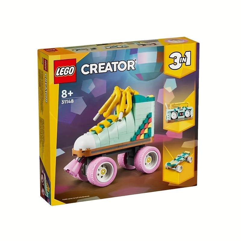 

Lego In 1 Skate Building Kit, From Roller Skate Toy To Mini Skateboard To Radio,cool Toy For Boys And Girls 8 And Up, 31148