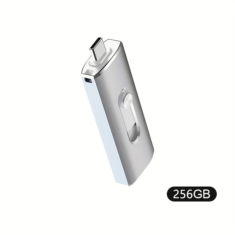 Image of 256gb/128gb/64gb/32gb Flash Drive, Jump Drive Pen Drive 256gb Usb 3.0 Type C Retractable Capless Dual Usb Otg Flash Drives