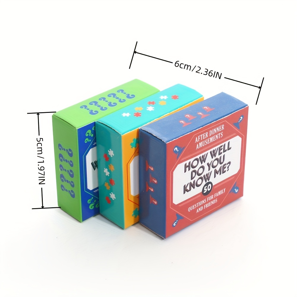 Image of Complete Set Of 3pcs Amusements Interactive Beverage Game, Family Board Game Card A Board Game With A Size Of 5 * 5 * 2 To Enhance Family Relationships