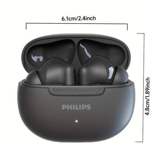 item picture tat2020 earbuds headphones smooth curve border sophisticated and trendy 320mah charging case