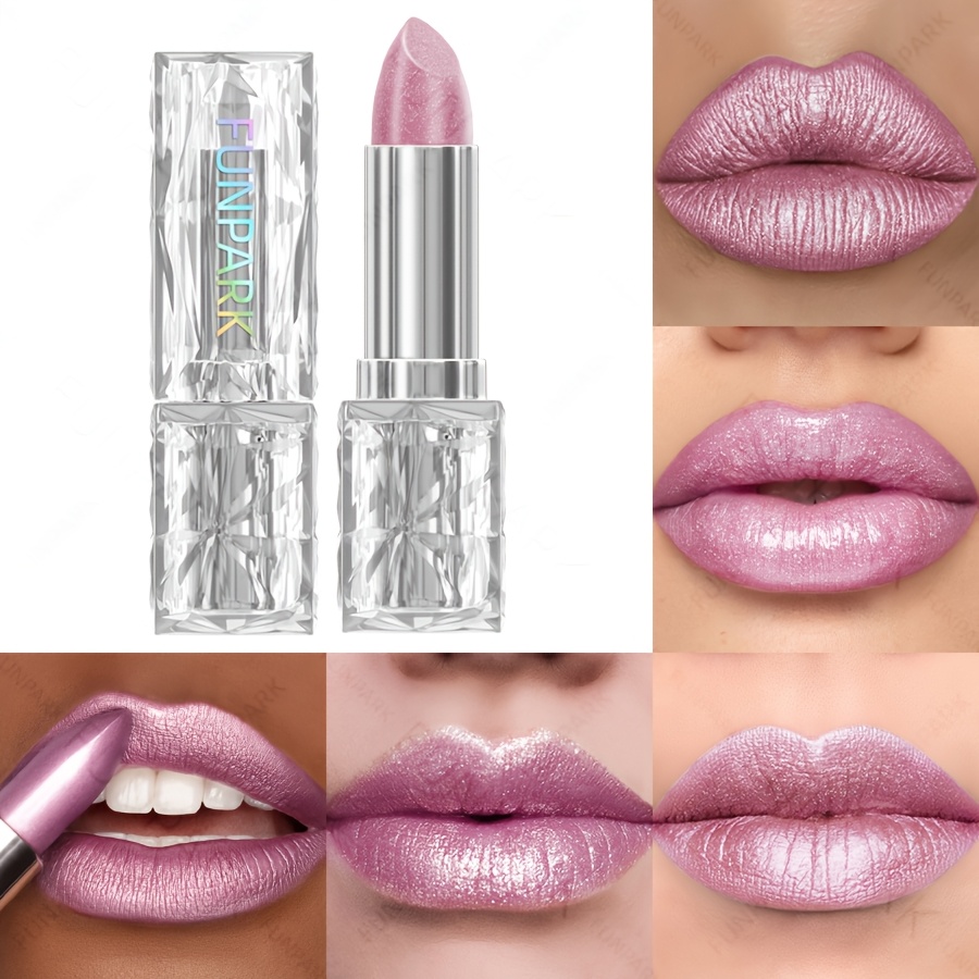 Pearlescent, Sparkle, Women's Lipstick, Long-lasting Lipstick 24 Hours, , Spring And Summer Elegant , , Waterproof Long-lasting Lipstick, Portable Travel Makeup