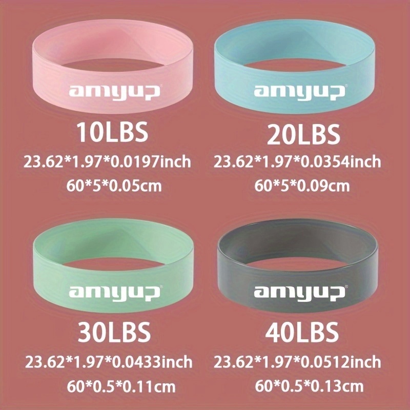 Yoga Stretch Strap, Practice Buttocks Ring Strap Elastic Ring, Macaron Color, TPE Material, Can Be Used for Fitness, Body Stretching, etc